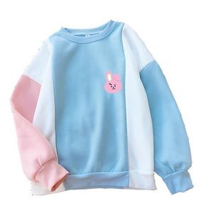 Kpop BT21 (BTS x LINE FRIENDS) Splice Sweatshirt